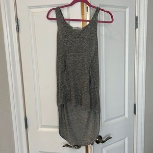 Sweater tank with hood